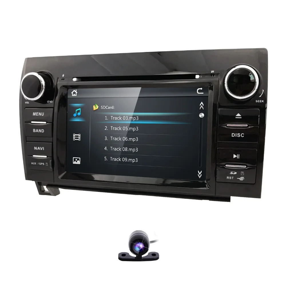 Flash Deal Hizpo 7"2 din Car DVD Multimedia GPS for Toyota Tundra Sequoia Navigation Audio Stereo BT 3G Bluetooth Steering Wheel Control SD 4