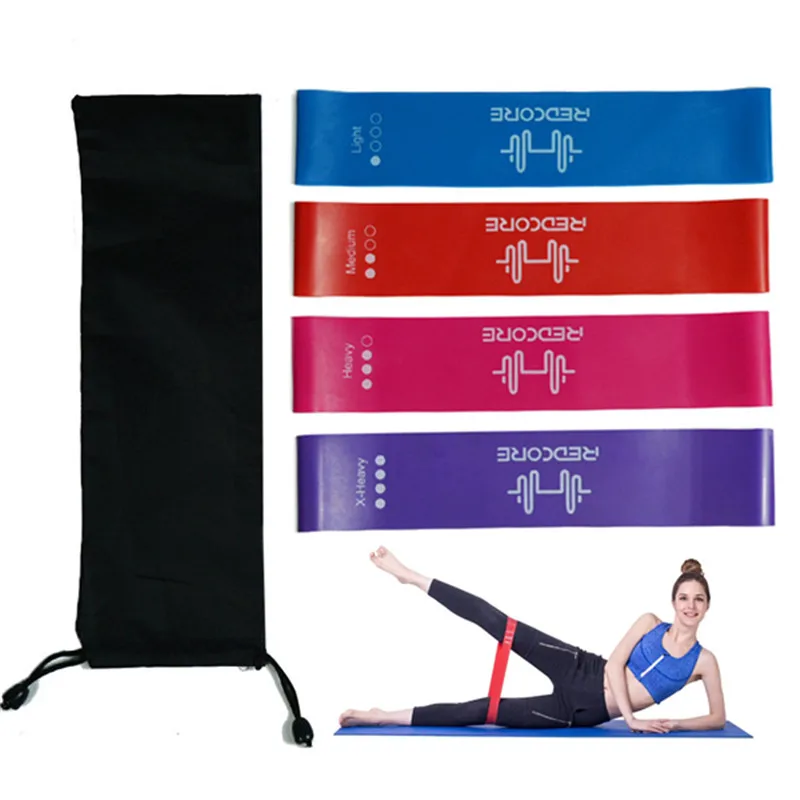 

Women Fitness Workout Equipment 500MM Elastic Latex Rubber Loops Resistance Bands for Yoga Pilates Home Exercise Gym Expander