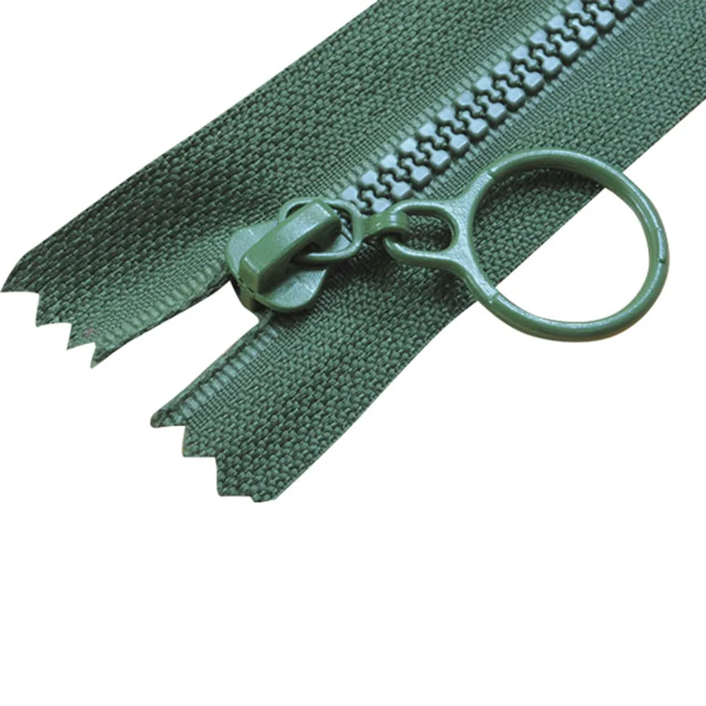10 шт. молния из смолы 25 см закрытые 60 см с открытым концом молнии для инструменты для шитья "сделай сама" швейное изделие для сумки аксессуары SKD88 - Цвет: Army green