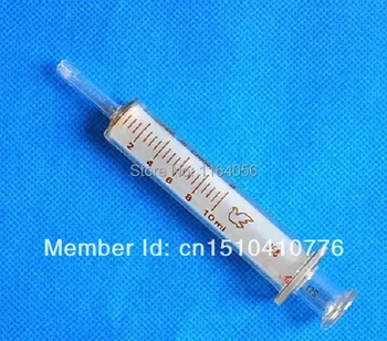 

10ml Glass Syringe Large Diameter Injector Glass Sampler