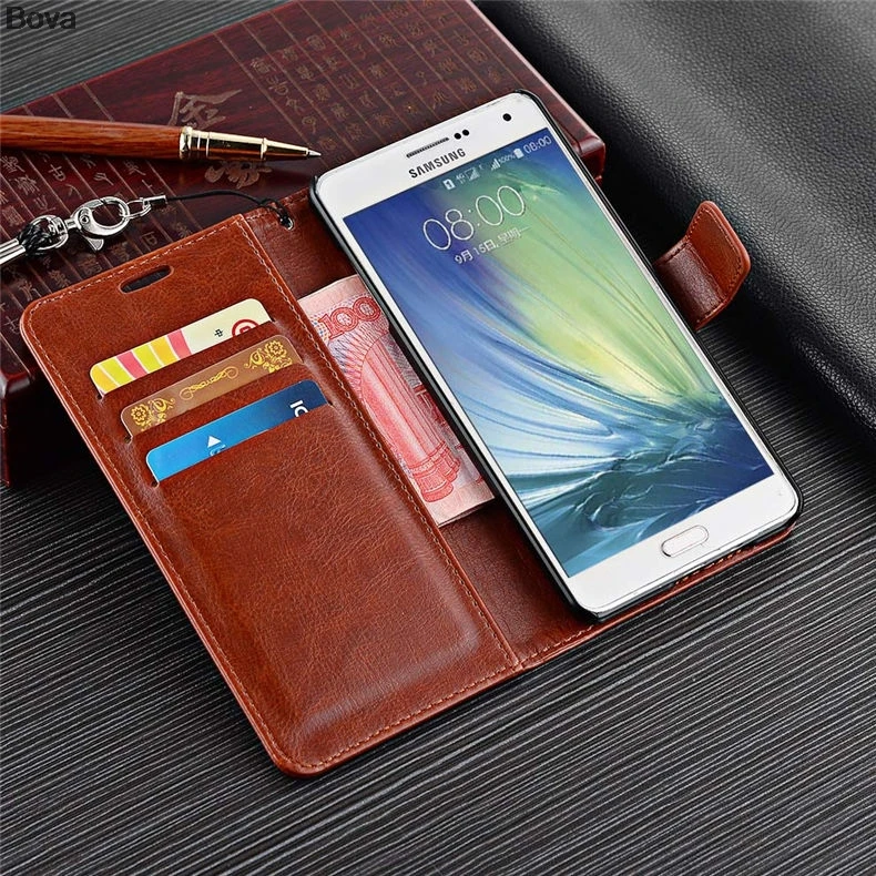Чехол с держателем для карт Samsung Galaxy On 7 On7 2016 G6000 G6100 кожаный чехол телефона