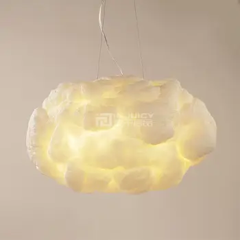 

Modern LED Silk Floating Clouds Iron Ceiling Chandelier Pendant Lamp Lighting DropLight Party Bedroom Cafe Bar Restaurant Lights