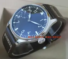 2016 nouvelle mode 44mm PARNIS pilote 6497 Mécanique Main Vent montre de mouvement hommes en gros x0001