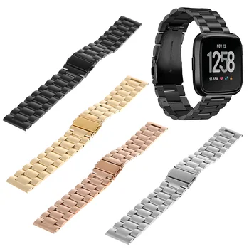 

Stainless Steel Wristband Metal Strap For Fitbit Versa Smart Watch Bracelet