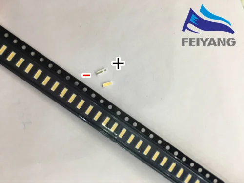 1000 шт. для EVERLIGHT 4014 светодиодный ная подсветка 0 3 Вт SMD ные Диоды в холодный белый