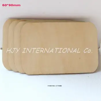 

(6pcs/lot) 60mm x 90mm High Quality Blank plywood wood business card wooden name card wedding decorations crafts gift -CT1086