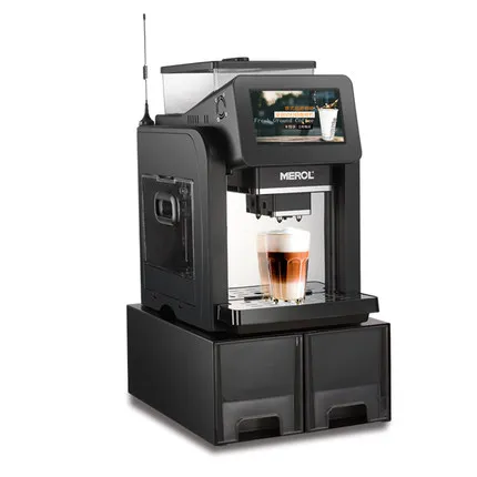 

ME-819 Italian commercial fully automatic coffee machine scan code coffee machine small fresh grinding