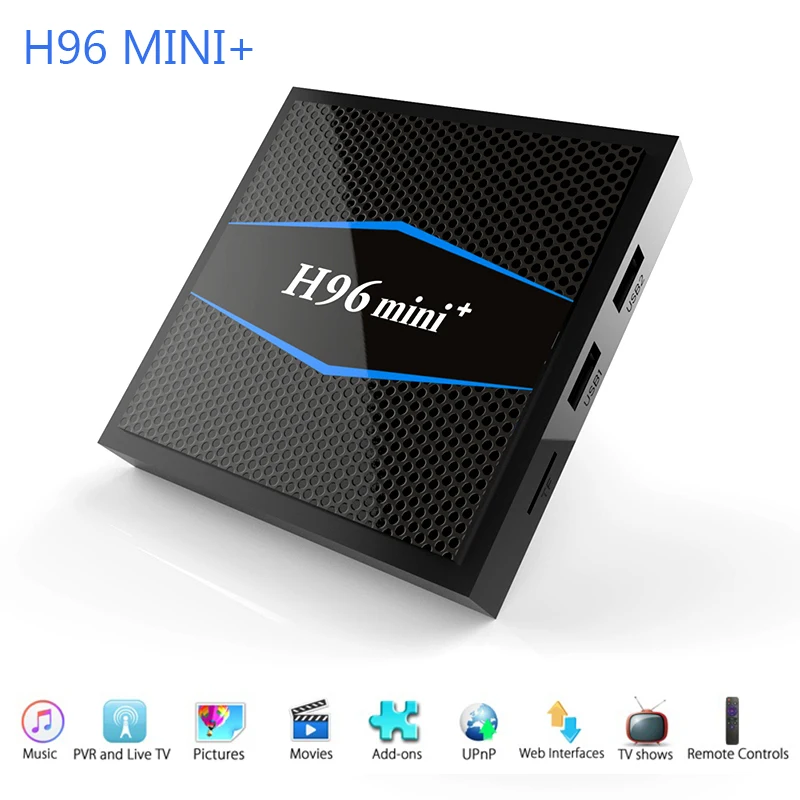 [Подлинный] H96 Мини плюс ТВ бокс Android 7 1 2G 16G Amlogic S905W 2 4 GHz Wifi K HDR Smart медиаплеер