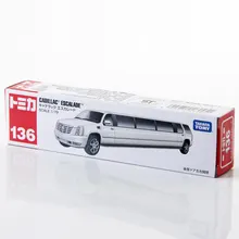 Такара Tomy Tomica CADILLAC ESCALADE 1: 79 длинный тип 15 см металлические Литые автомобили игрушечные машины#136