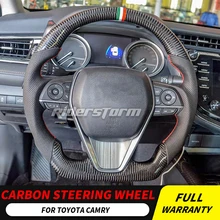 Для Toyota Carolla Замена рулевого колеса из углеродного волокна углеродная кнопка управления подушка безопасности переключатель весло рулевое колесо крышка