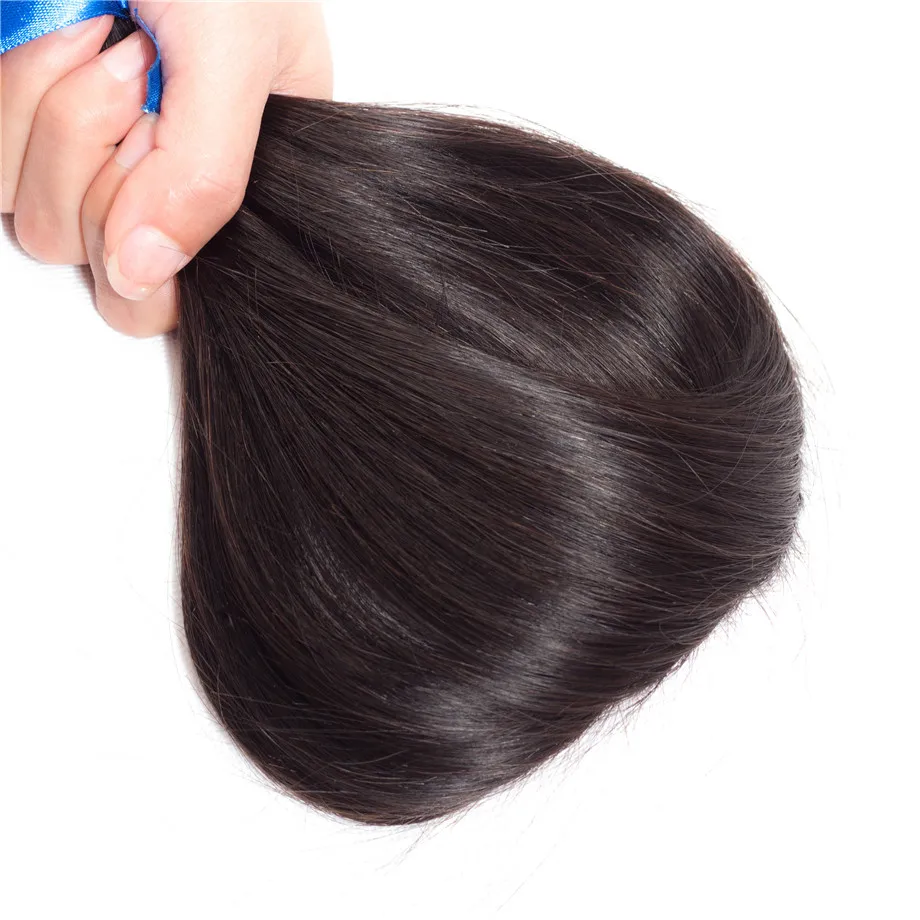 Шикарные волосы перуанский прямые волосы пучки волос плетение 1/3/4 шт. Remy Пряди человеческих волос для наращивания без выпадений петель натуральный Цвет 8-30 дюймов