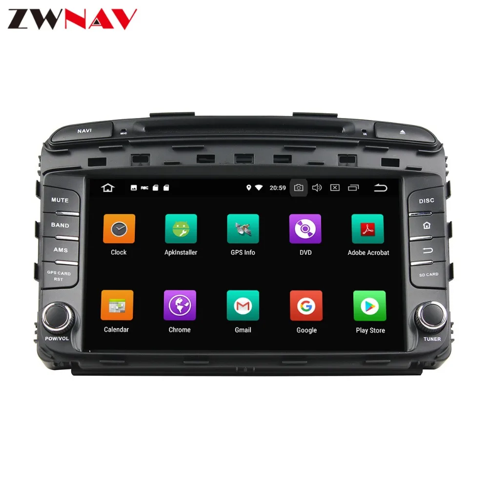 Excellent 9" Android 9 4+32G Car DVD Player GPS navigation For KIA SORENTO 2015+ headunit multimedia player tape recorder 3