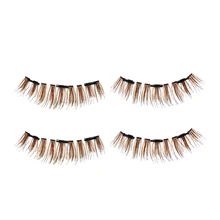ELECOOL 4 шт./упак. 3D коричневый магнитные Накладные ресницы Многоразовые Поддельные ресницы ультра-легкий Поддельные ресницы вечерние макияж