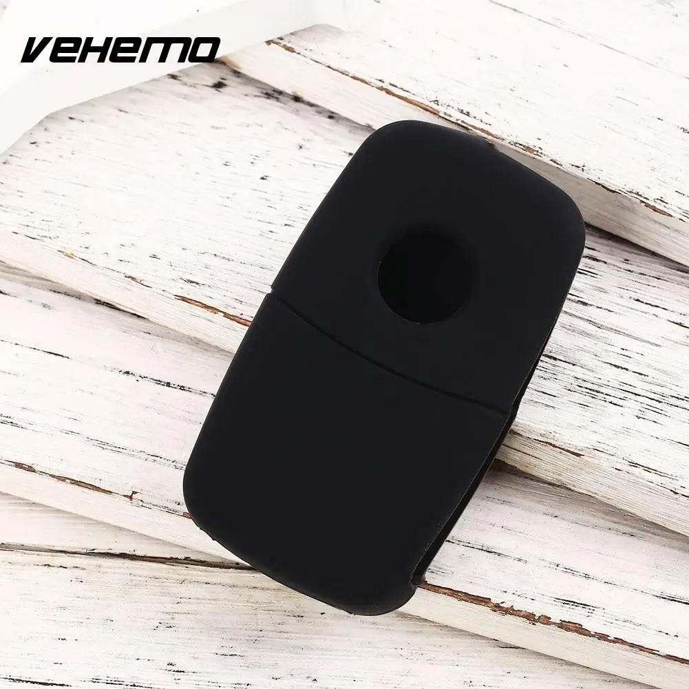 Vehemo 3 кнопки ключа автомобиля Set автомобиль укладки ключ оболочки прочный автомобиль ключ чехол Флип Для Volkswagen дистанционного