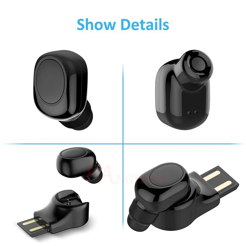 FANGTUOSI Новое поступление USB зарядка мини беспроводные Bluetooth наушники с микрофоном беспроводные наушники для iPhone Samsung Xiaomi FANGTUOSI Новое поступление USB зарядка мини беспроводные Bluetooth наушники с микрофоном беспроводные наушники для iPhone Samsung Xiaomi