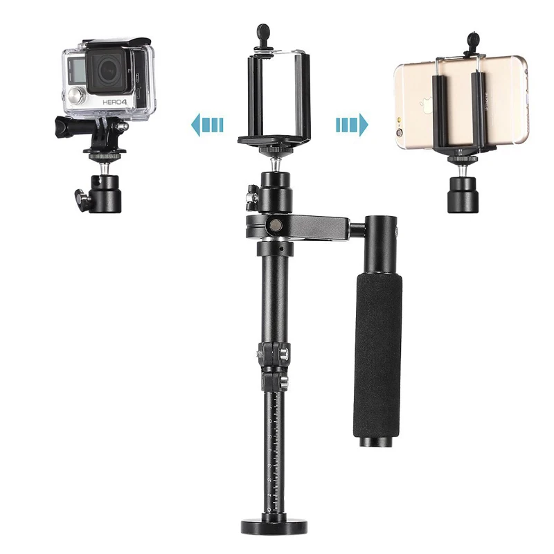 

Lightdow Handheld Portable Adjustable Length Video Shooting Stabilizer for SJCAM Gopro Action Camera iPhone Samsung Smartphone