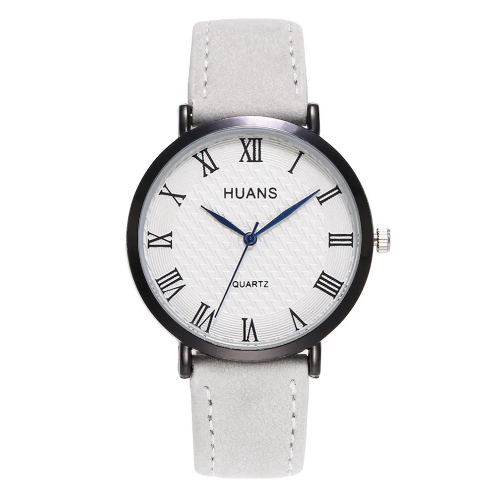 

Fashion Luxury Casual Women Men Watches Stainless Steel Leather Strap Quartz Wrist Watch Business Relogio Masculino Saat Gift
