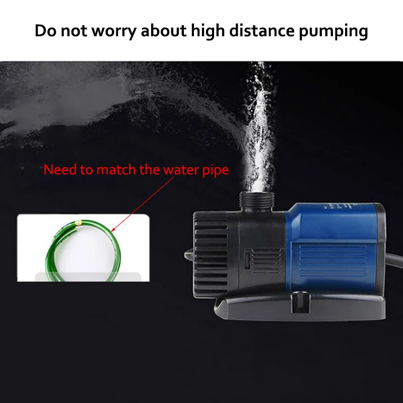 Aquarium Water Pump 220V Aquarium Pump Aquarium Fishing  Variable Frequency Submersible Pump Fountain Pump Aquarium Filter (9)