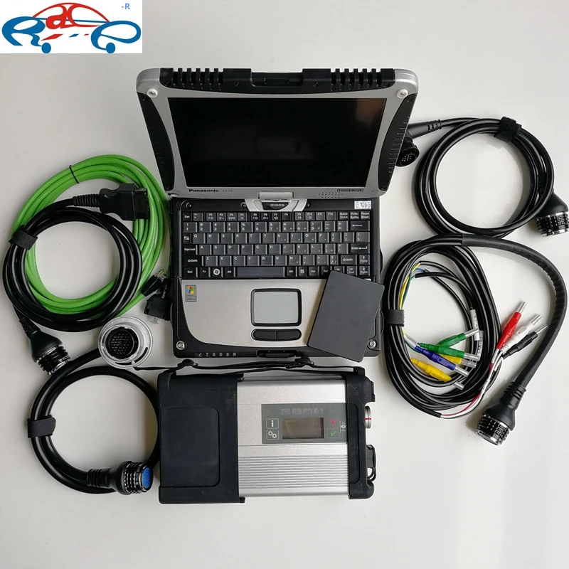 MB Star C5 diagnosis 360gb SSD harddisk SD connect + Used laptop computers CF19 4G Automotivo Car Diagnostic-Tool | Автомобили и