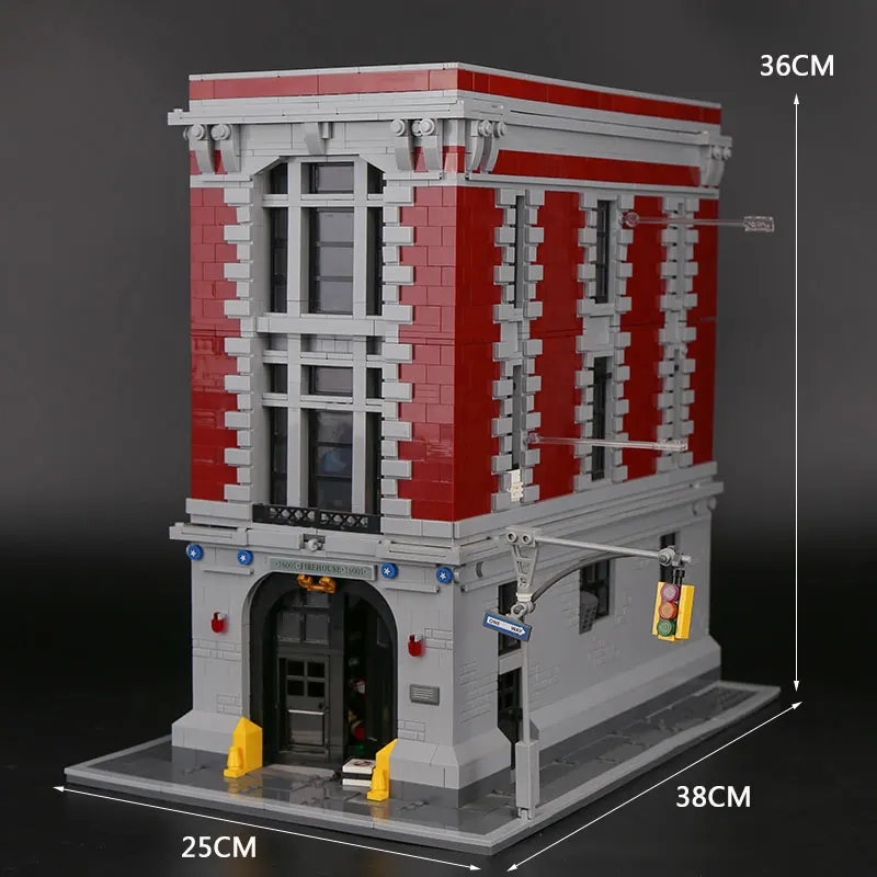 16001 Ghostbusters пожарный штамп набор совместим с 75827 кубики, детские игрушки для детей подарок на Хэллоуин, Рождество