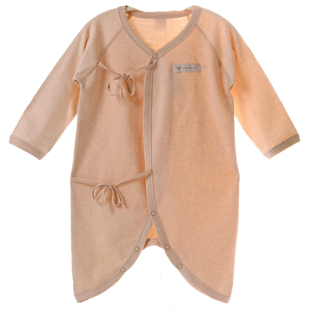 Fairy Baby Newborn Organic Cotton Kimono Long Sleeve Onesies Jumpsuits