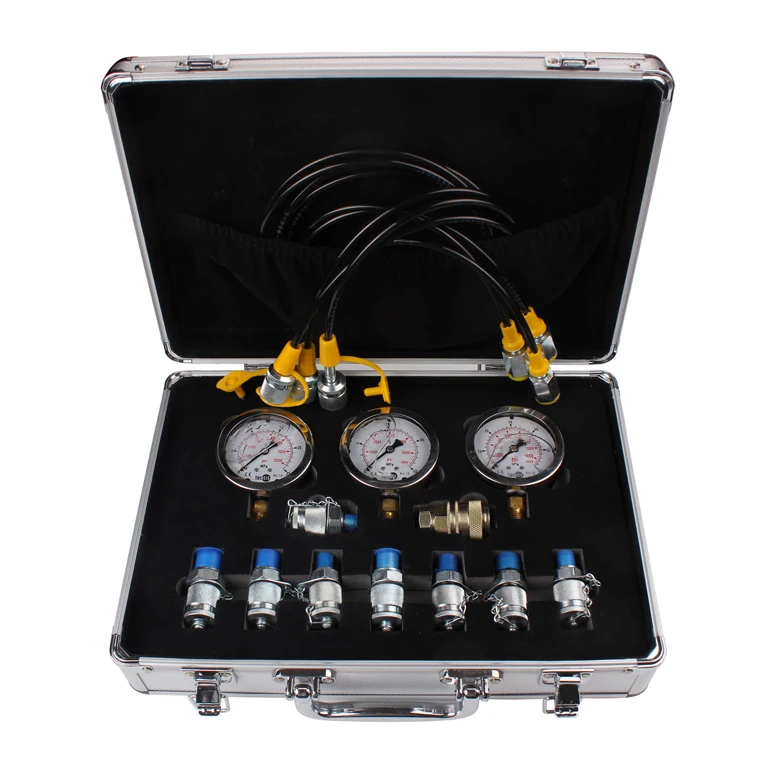 New Excavator Hydraulic Pressure Gauge Diagnostic Test Kit For Excavator Caterpillar