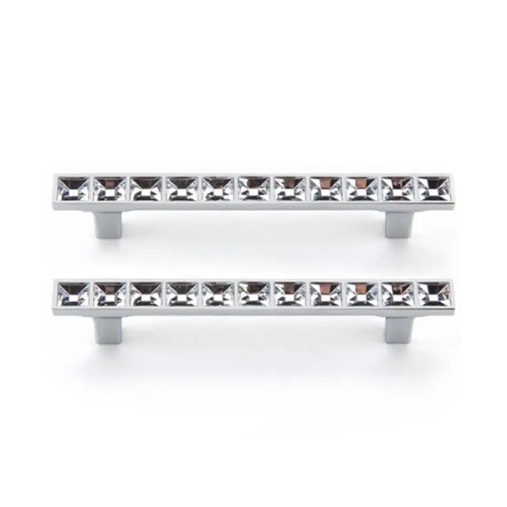 Хрустальные алмазные ручки шкафа роскошный сплав цинка модные дверные для