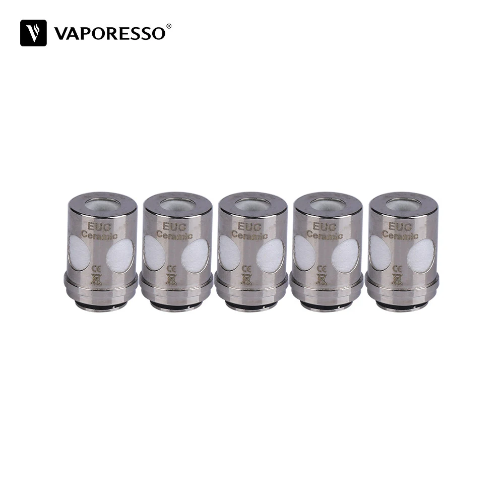 5 шт. 10 оригинальная керамическая катушка Vaporesso EUC SS316L 0 Ом 3 для бака электронной