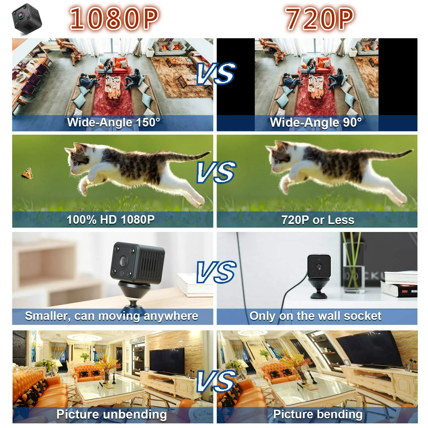 WiFi HD мини камера беспроводная 1080P Скрытая няня для помещения видео DV Спорт