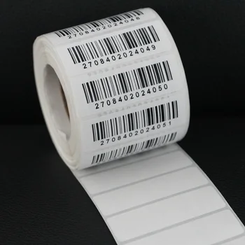 

Custom 1000pcs/lot Sticker Printing Barcode EAN UPC bar code labels/serial numbers stickers,HD+any size,Shoe size, LOGO lables