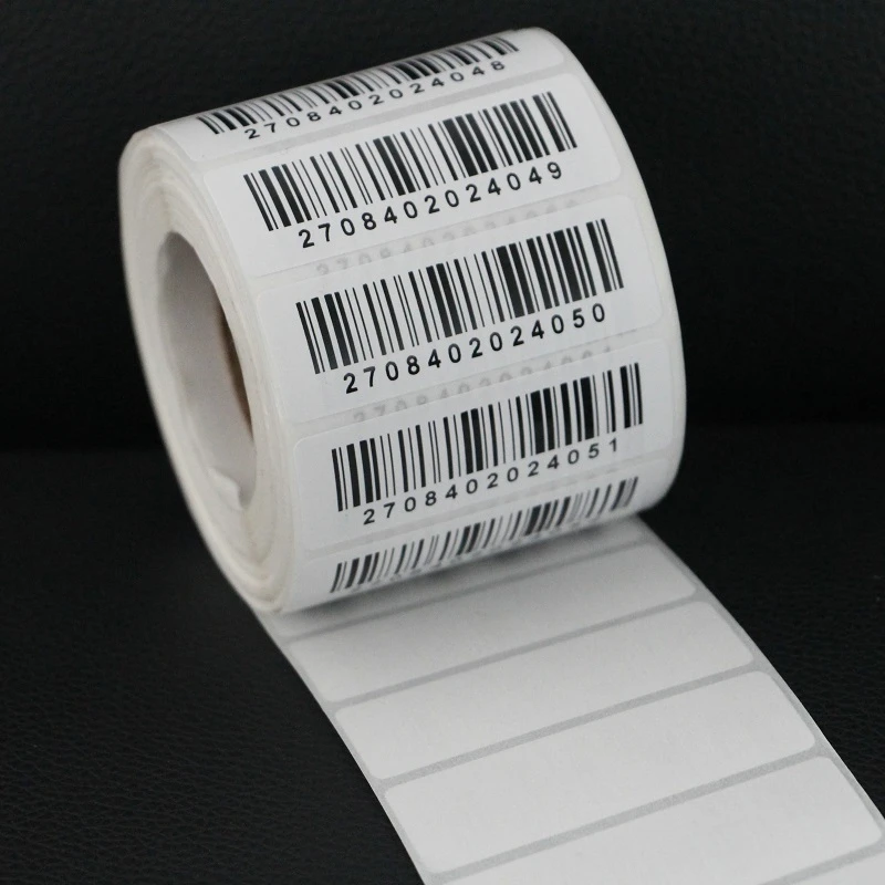 Custom 1000pcs/lot Sticker Printing Barcode EAN UPC bar code labels/serial numbers stickers,HD+any size,Shoe size, LOGO lables
