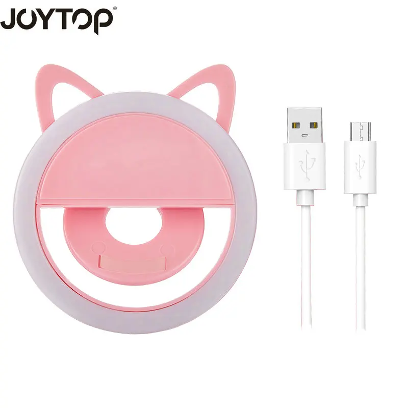 JOYTOP USB зарядка селфи кольцо свет портативная вспышка Led камера телефон Повышение фотографии для iPhone смартфонов селфи свет