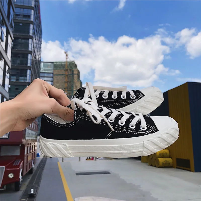 new men Canvas Shoes Flat Platform Loafers Vulcanize Shoes men Casual Pumps Neutral Fashion Classic Designer Br (14)