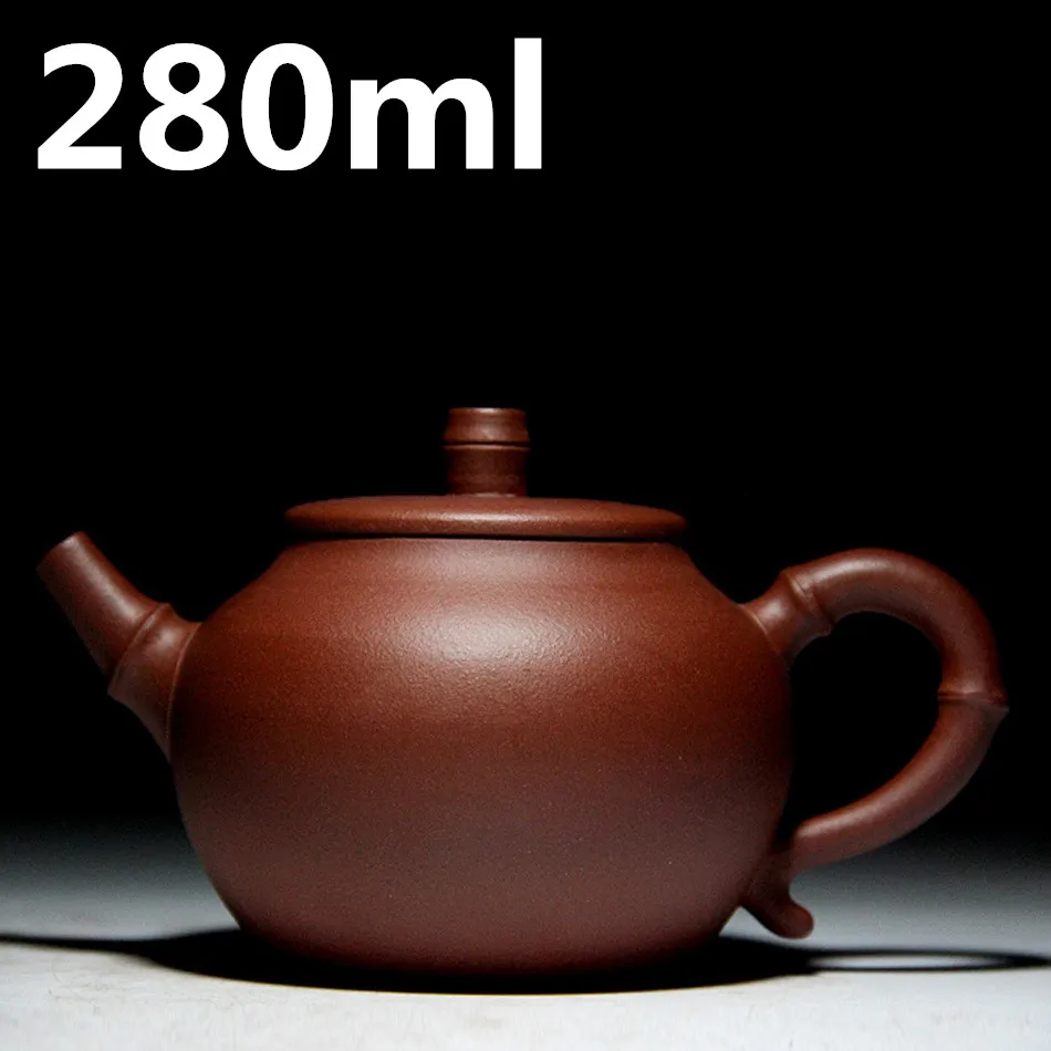 

YiXing ZiSha Teapots 280ml Chinese Famous Handmade Tea Set Purple Clay Tea Pot Gongfu Tea Pots Kettle Authentic Tea Ceremony