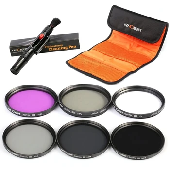 

K&F Concept 40.5Mm Uv Cpl Fld Nd2 Nd4 Nd8 Neutral Density Lens Filter For Camera
