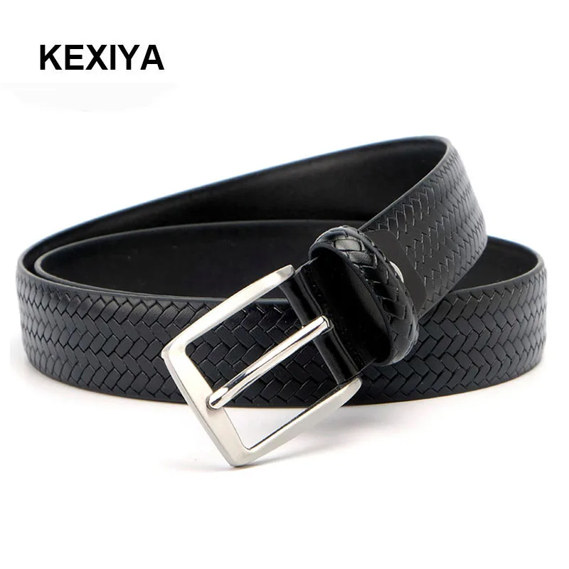 Men Belt Luxury Casual Fashion Style Leather Men Belt Blue Belt