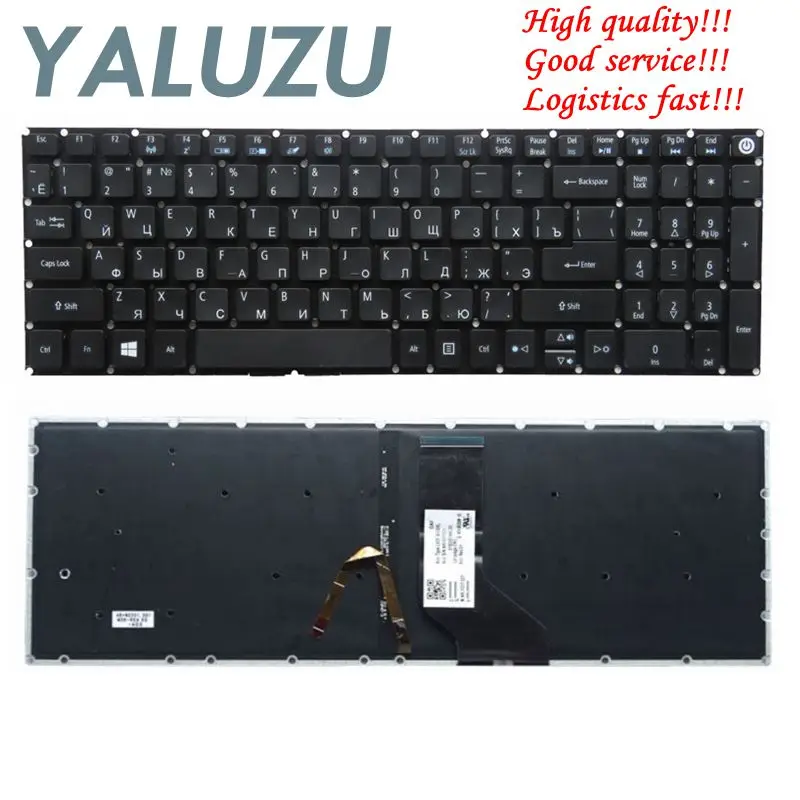 

YALUZU New for Acer Aspire E15 E5-573G E5-573T E5-574G E5-574 E5-575G E5-573TG russian laptop Keyboard RU version with backlit