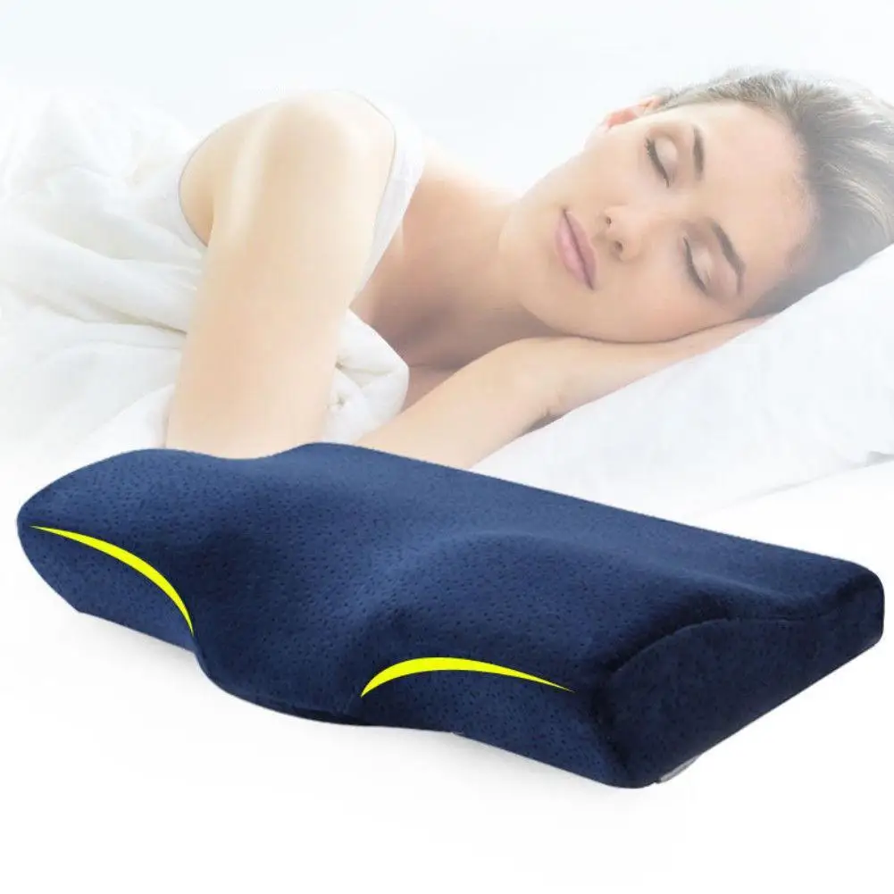 

Comfort Memory Foam Pillow Orthopedic Neck Shoulder Back Support Cushion Neck Pillow Health Care Sleeping Pillows 50x30 CM