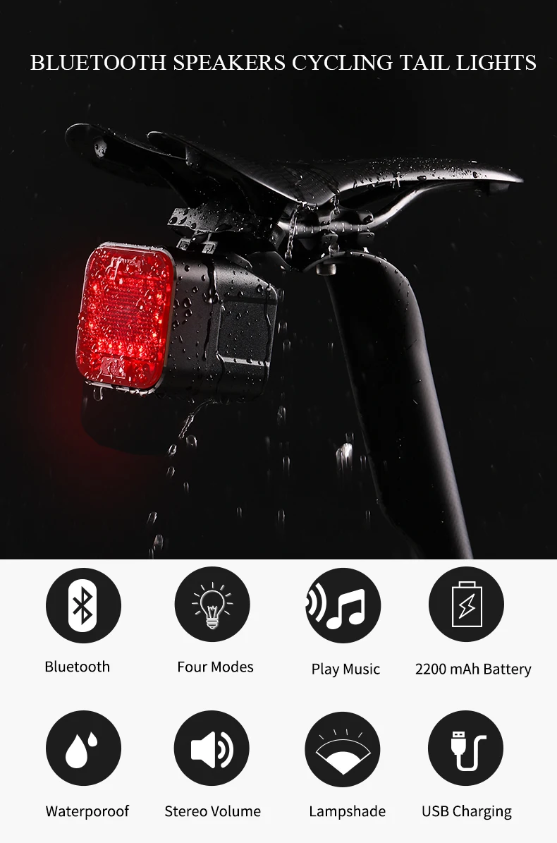 Best Wheel Up Sound Bluetooth Light For Battery LED Flashlight USB Rechargeable 2200mAH MTB Mountain Bike Light waterproof 2 Best Wheel Up Sound Bluetooth Light For Battery LED Flashlight USB Rechargeable 2200mAH MTB Mountain Bike Light waterproof 2