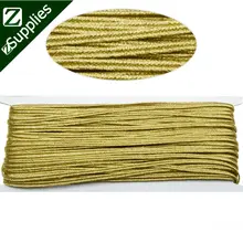 20 метров 3,5 мм Золотая сутажная оплетка для изготовления ювелирных изделий, сутажная Cord-D1484