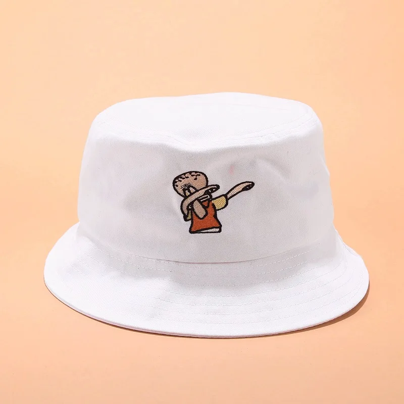 Новая вышитая Рыбацкая шляпа, мужская и женская уличная дикая козырек, летняя уличная Кепка для бассейна, Мужская Панама, шапочки