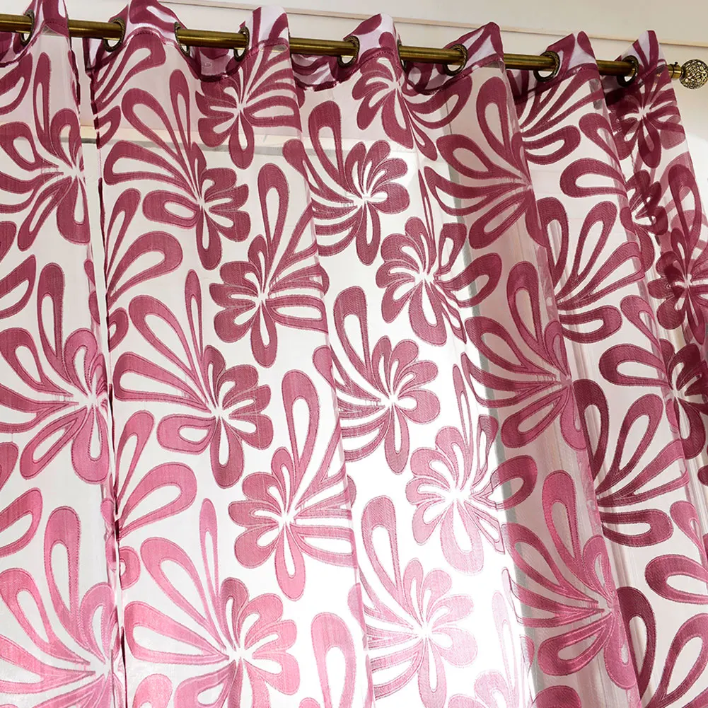 Лидер продаж 3D цветок скрининг окна зал домашний декор оконная занавеска для