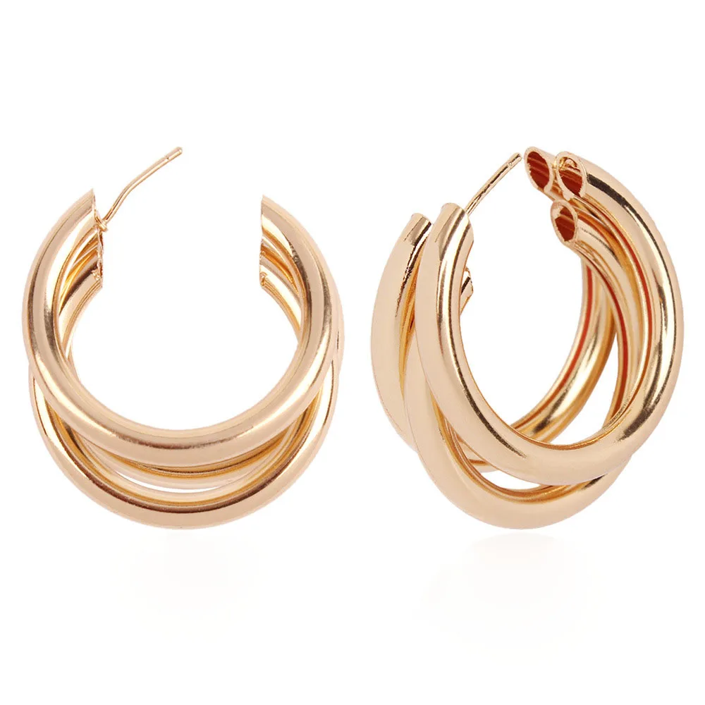 

Women Fashion Earrings Gold Color Alloy Vintage Earrings Female Dangle Jewelry Earrings