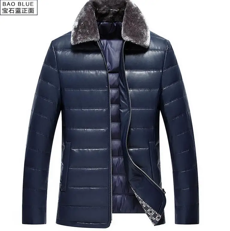 M 3XL мужская шуба из меха норки с воротником овчины зима 2019|men mink fur coat|mink coat mencoat man