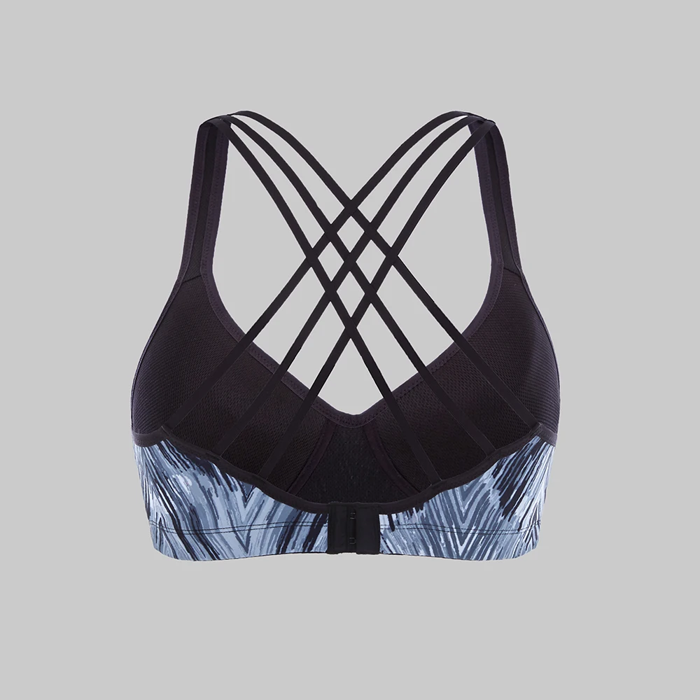 Charmleaks Women Sports Bra Med Impact Support Backcross Yoga Bra Running Workout Bra Underwear Fitness Sports Top