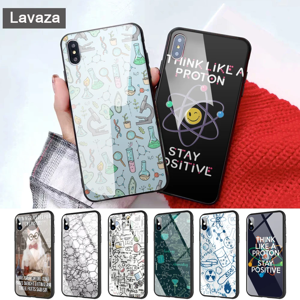 Lavaza Биология и химия стеклянный чехол для телефона Apple iPhone 11 Pro XR X XS Max 6 6S 7 8 Plus 5 5S SE |