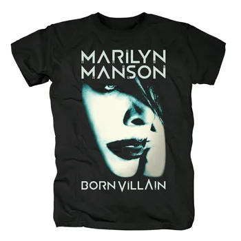 

Bloodhoof Marilyn Manson Alternative Heavy Metal Retro Punk Rock cotton new T-Shirt Asian Size