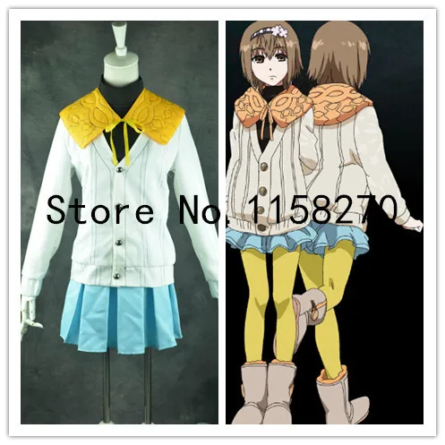 Tokyo Ghoul Hinami Fueguchi Cosplay Costume Yellow Coat Full Set