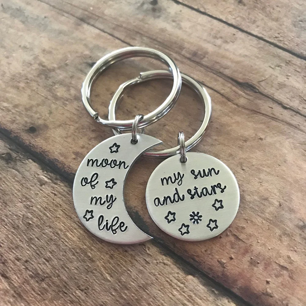 

Yamily my sun and stars keychains moon of my life my sun and stars keyring Women Men Friend Sister Friend Gift Jewelry