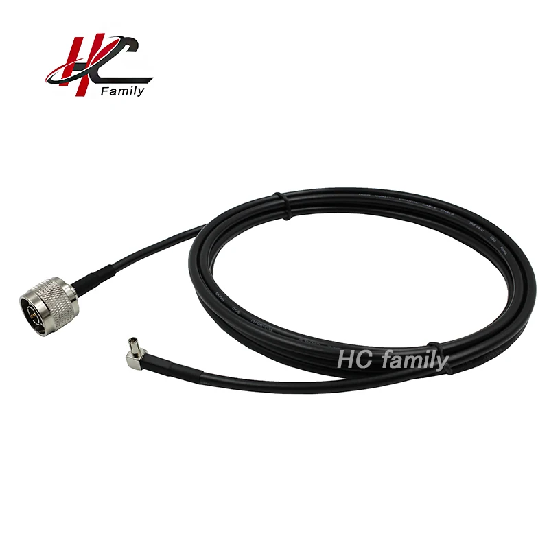 Коаксиальный кабель RG58 5 м 197 дюйма разъем папа CRC9 TS9 коннектор под прямым углом